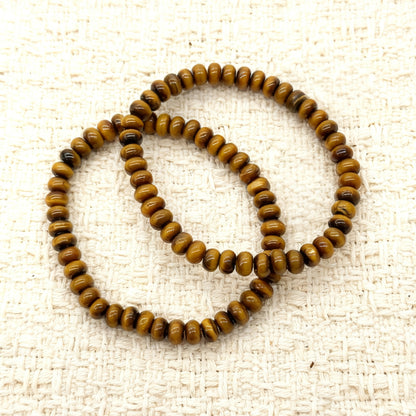 Tiger eye Abacus-6mm