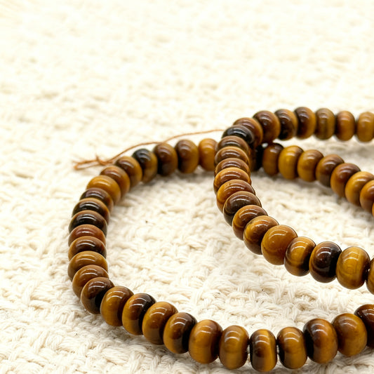 Tiger eye Abacus-6mm
